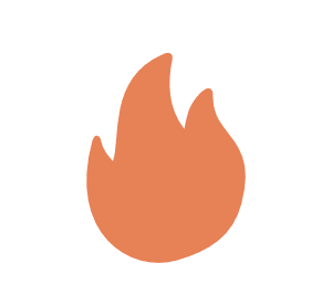 Icône flamme - session de conseil pour les entrepreneurs - Moodentrepreneurs