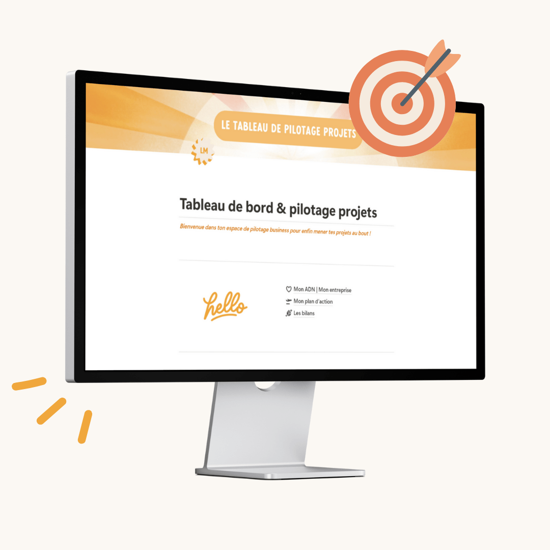 PROJET BILAN NOTION MOODENTREPRENEURS icône solei sur fond de ciel jaune