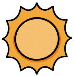 Icône soleil - accompagnement sunny day pour les entrepreneurs - Moodentrepreneurs